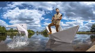 Photoshop Composite: Paper Boat Fisherman screenshot 5