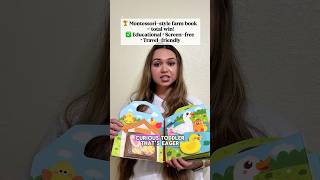 My Toddler’s Favorite Hands-On Learning Toy Hahaland Quiet Montessori Busy Book for Travel (Linked!)