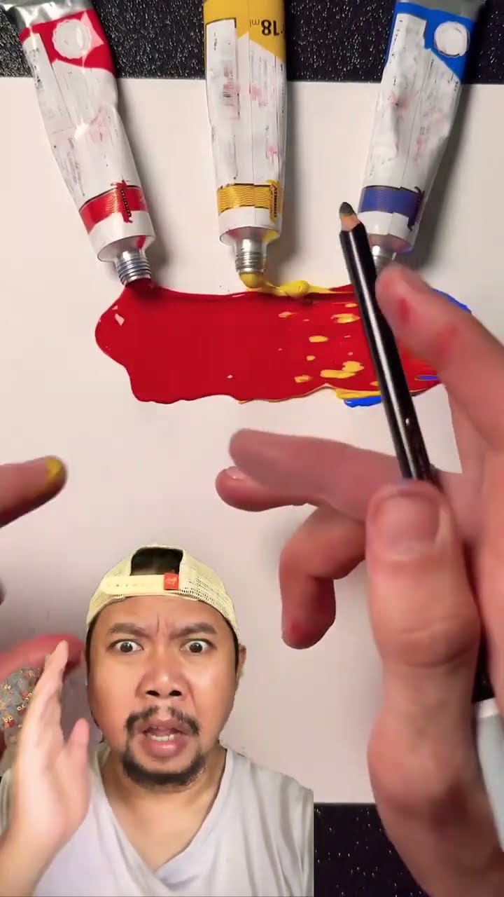 MANA CAT YANG GAMBAR!!??? #art #drawing #satisfying #painting #colors #funnyart