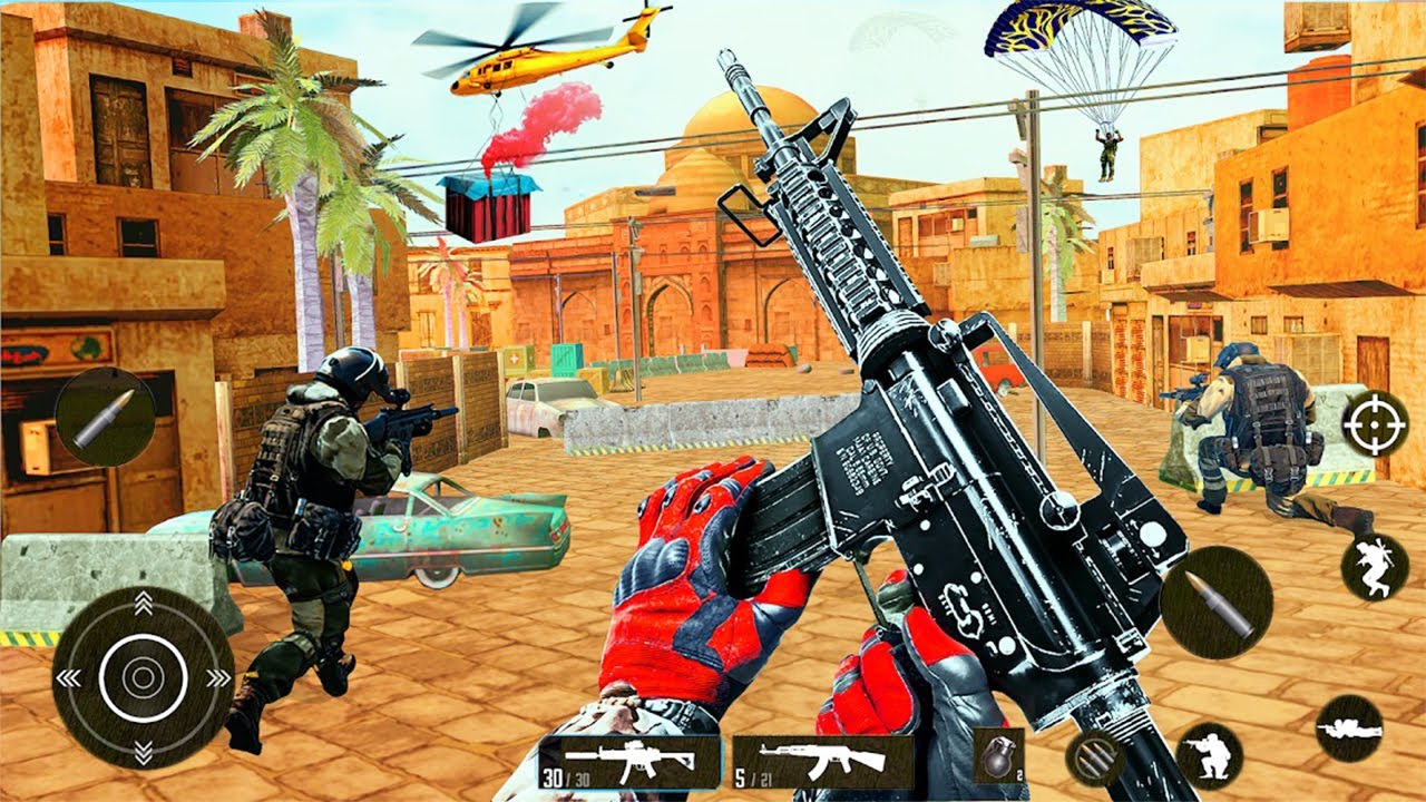 Real Commando Shooting Game 3D - Android Gameplay