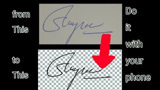 How to make a DIGITAL SIGNATURE in your phone. screenshot 3