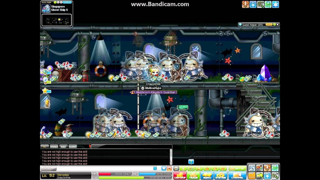 Maplestory: lvl 92 Mercedes in GS5