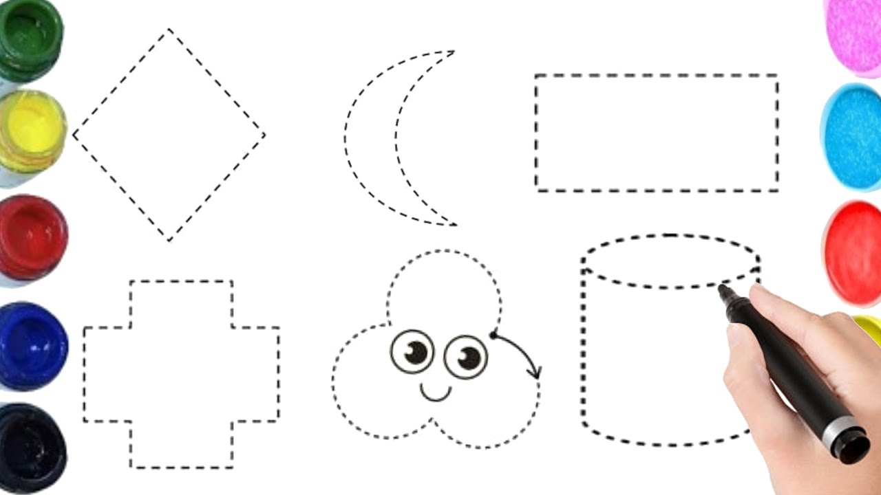 Learn Shapes, Colors, and Sizes | Toddler Learning Preschool | Early Math Skills | Shapes Activity