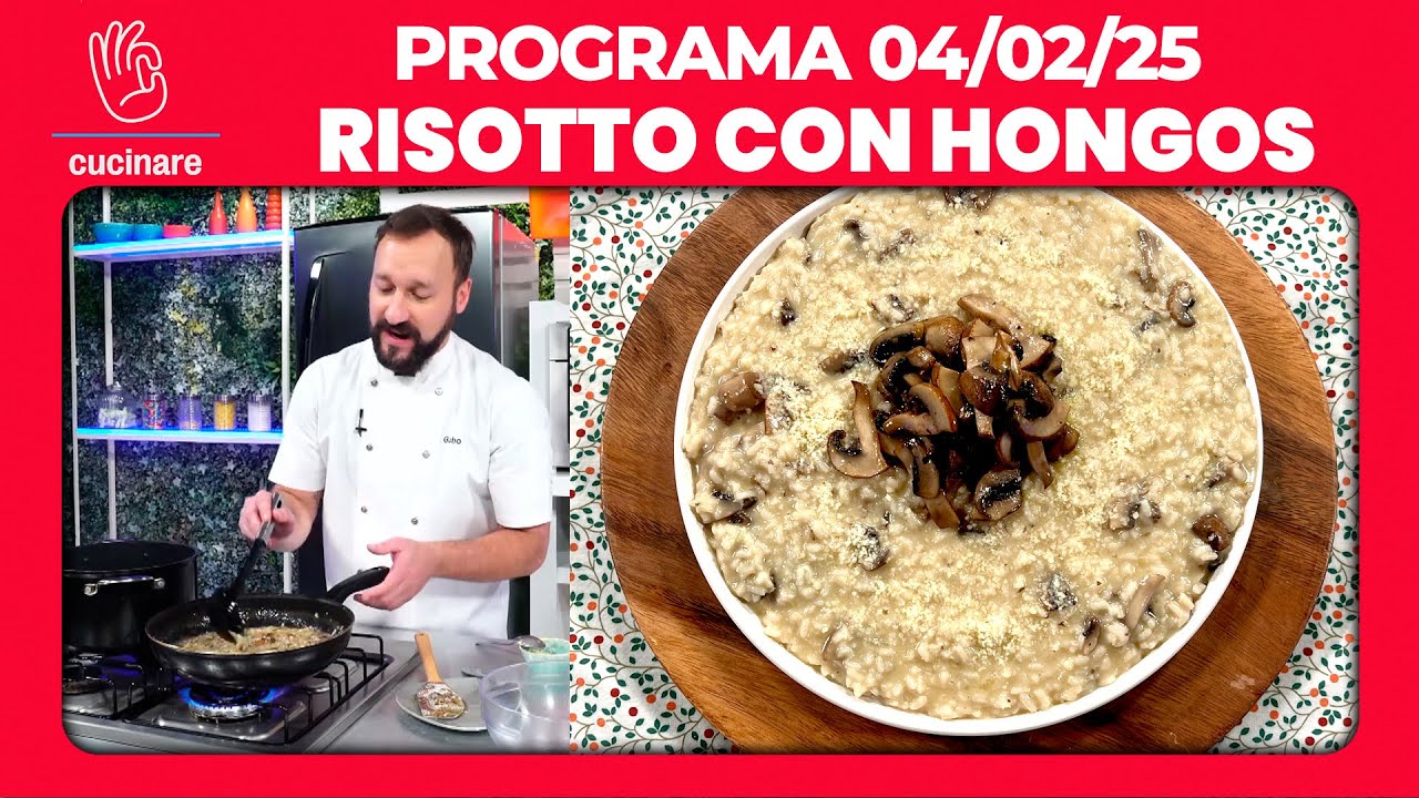 RISOTTO CON HONGOS POR GABO COLACIOPPO | CUCINARE TV - Programa 04/02/25