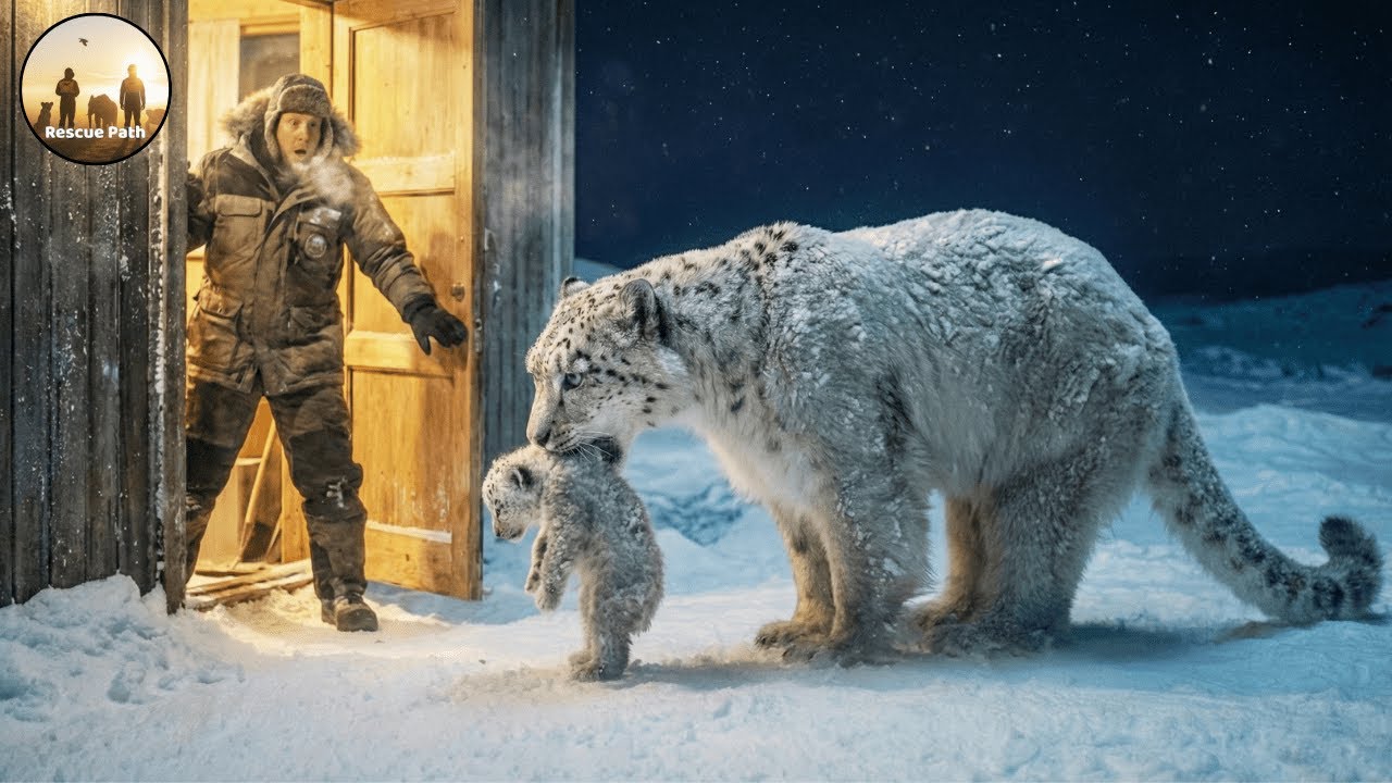 Animal Rescue Frozen Snow Leopard Cub Saved Before It's Too Late 