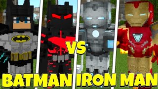 😱New BATMAN vs IRON MAN mod for Minecraft that everyone should INSTALL screenshot 1