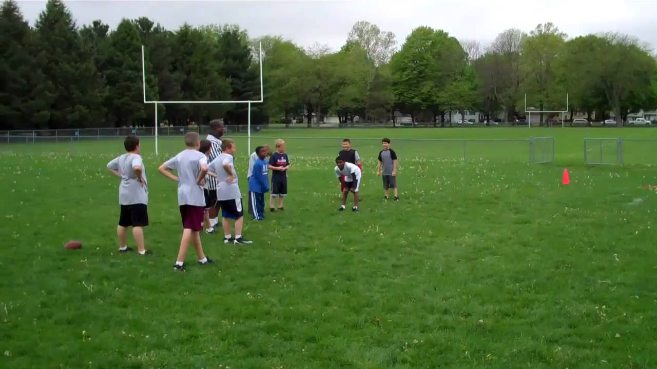 Tyreace Flag football warm ups YouTube