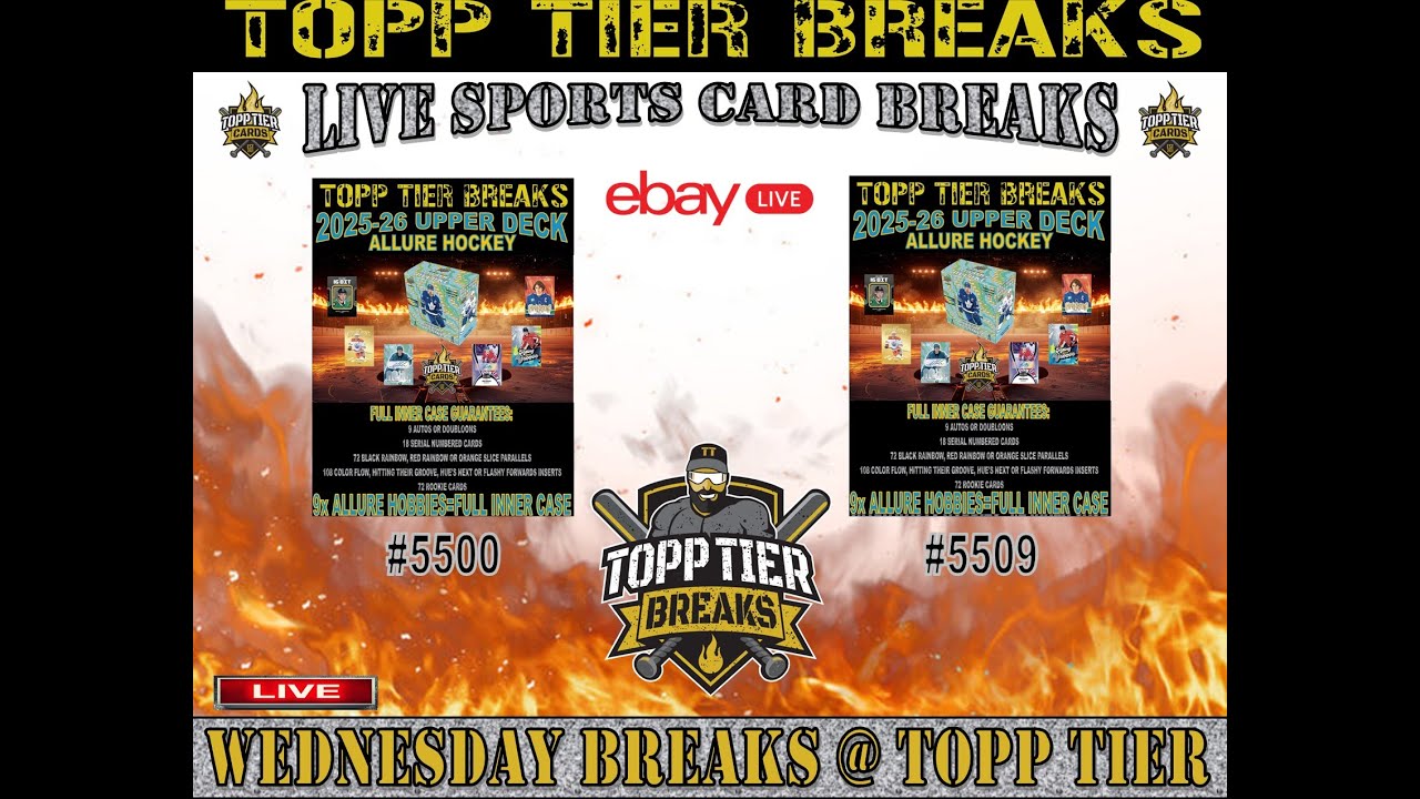 WEDNESDAY NIGHT BREAKS - 2025-26 UPPER DECK ALLURE