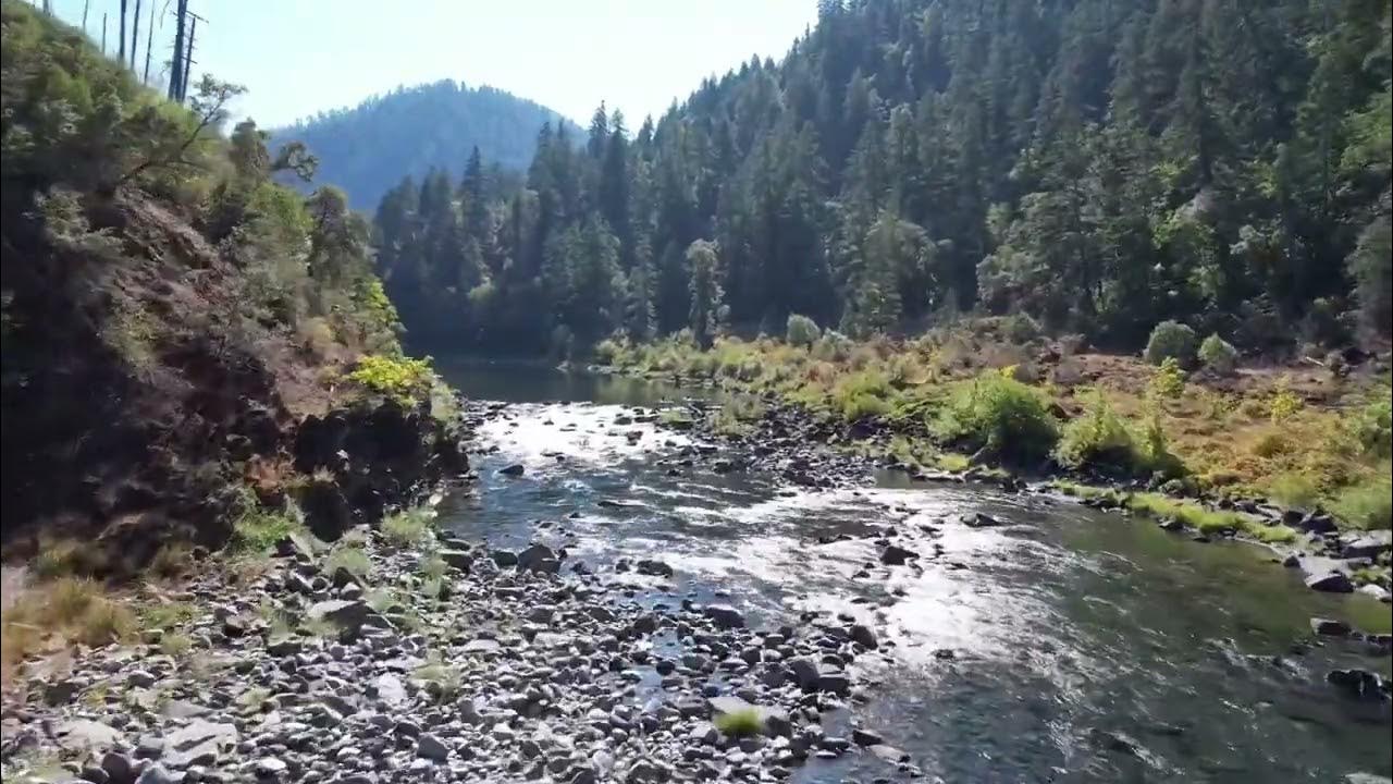 Agness, Oregon drone footage of the Illinois River October 2022 YouTube