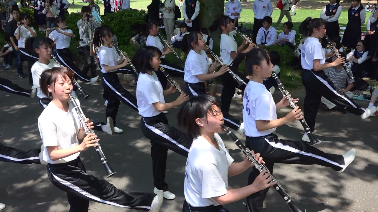 ブラスエキスポ2015 京都橘高校吹奏楽部　西コースパレード  Kyoto Tachibana SHS Band