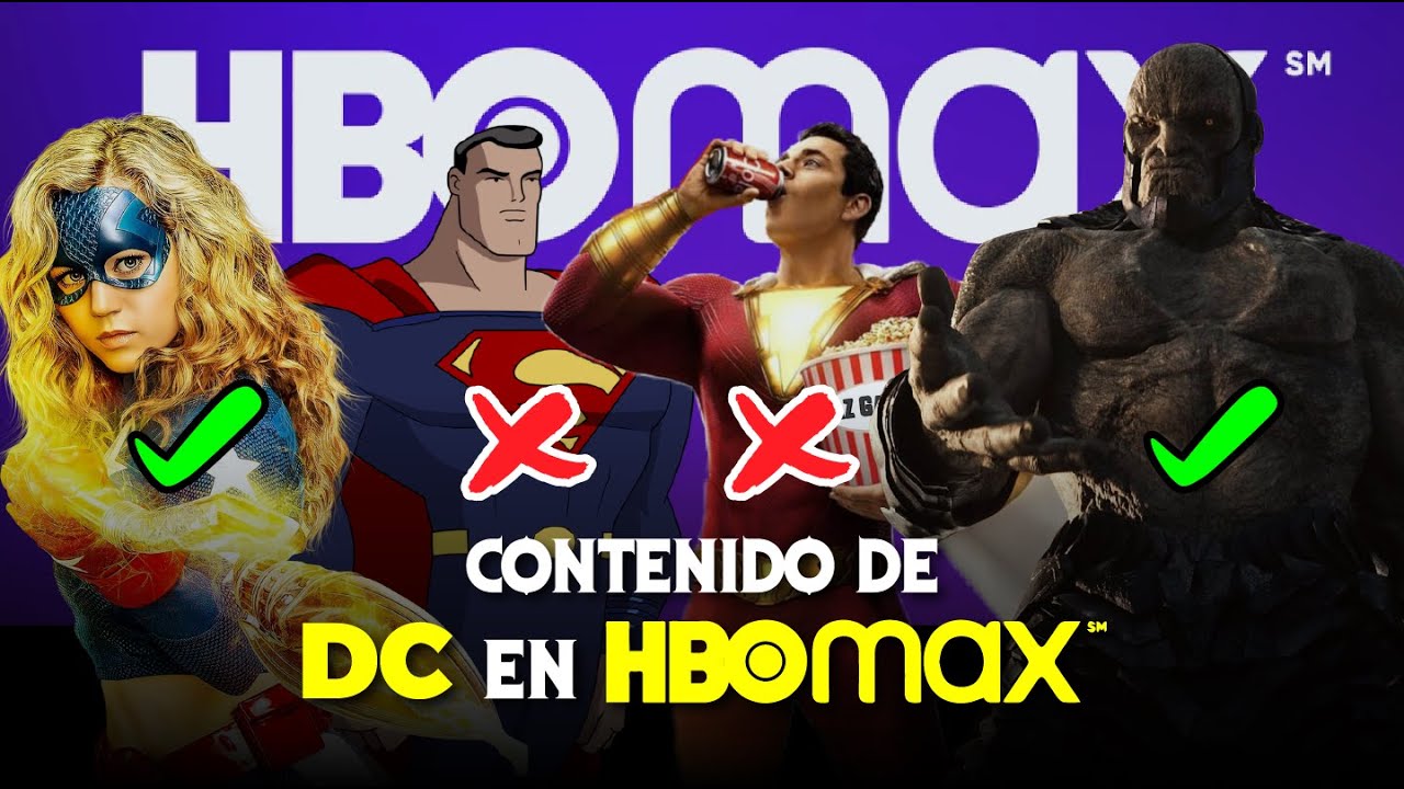 DC en HBO Max ¿QUÉ CONTENIDO HAY? - YouTube