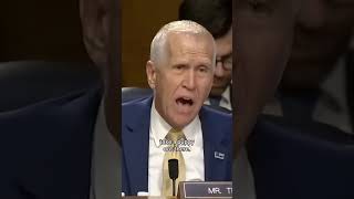 Tillis Rips Noem Over Killing Her Dog and Goat in Brutal Hearing#nationinfocus #dhs#Kristi Noem