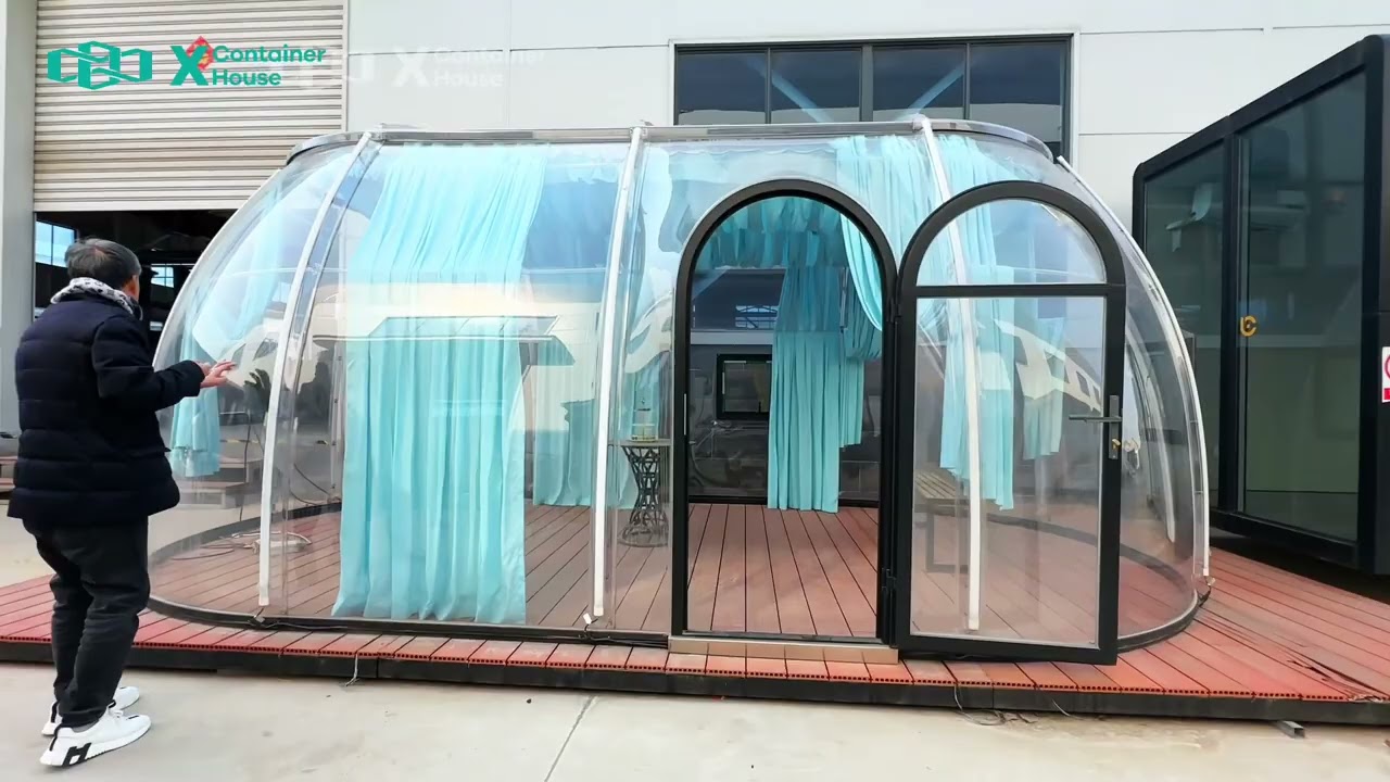 Korean Clients Visited Our Space Capsule House Showroom