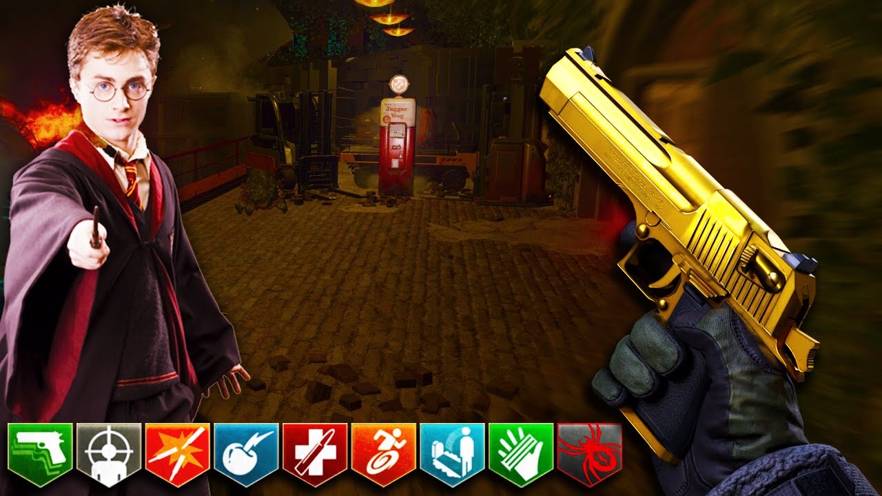 HARRY POTTER sur CALL OF DUTY ZOMBIES… La PLATEFORME 9 3/4 🧹 | Custom Zombie 