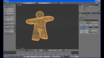 Blender 2.6 - Part I - Gingerbread person - Meshing