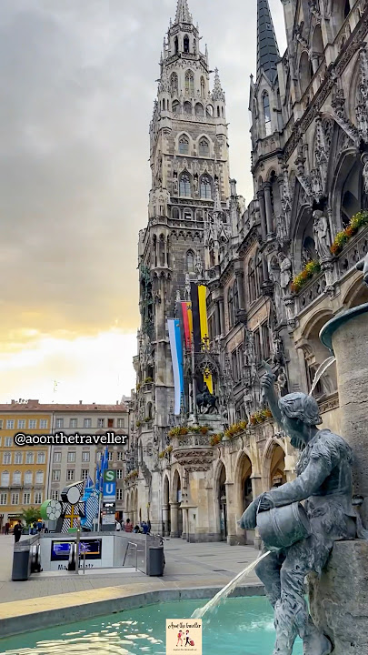 Marienplatz in Munich, Germany 🇩🇪 #munich