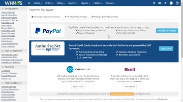 Configuring PayPal as a WHMCS Payment Gateway
