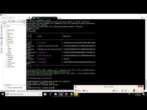 Harvard University SQL Injection POC