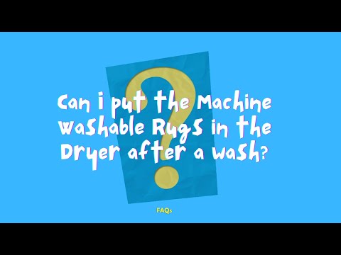 Can You Put A Polyester Rug In The Dryer