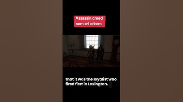 Assassin creed Samuel Adams #gaming #assassinscreedplaythrough #ac3