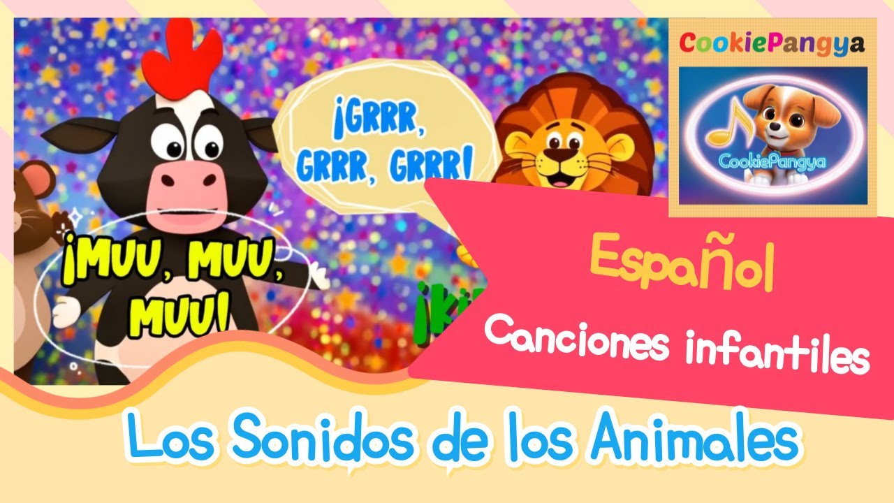 Los Sonidos de los Animales | Canciones Infantiles | Música Para Niños ...