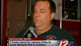 Coventry lightning strike injures 9