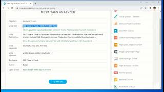 meta tags analyzer/how to make meta-tags-analyzer meta tags analyzer,   how to find  meta tags,