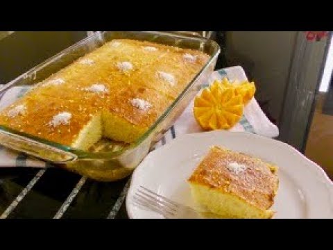 Sponge Orange Cake - Semolina Cake