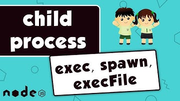 Hoe maak je een onderliggend proces aan in NodeJS (exec, execFile en spawn)