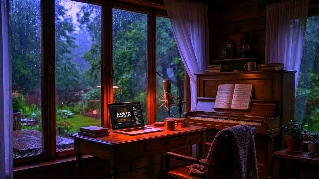 Ethereal Piano & Gentle Waves: Meditative Sounds for Serene Evening Relaxation