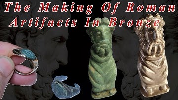 Sand Casting Two amazing  Roman Artifacts In Bronze, Hand Made