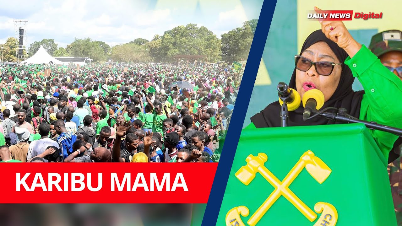 🔴LIVE: MGOMBEA URAIS CCM, DK. SAMIA ANAZUNGUMZA NA WANANCHI - MOMBO