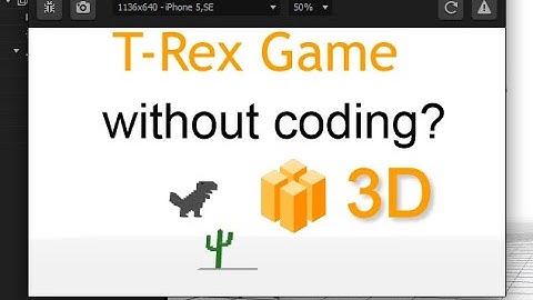 BUILDBOX 3 tutorial: How to make a game like T-Rex infinite run in 3D?