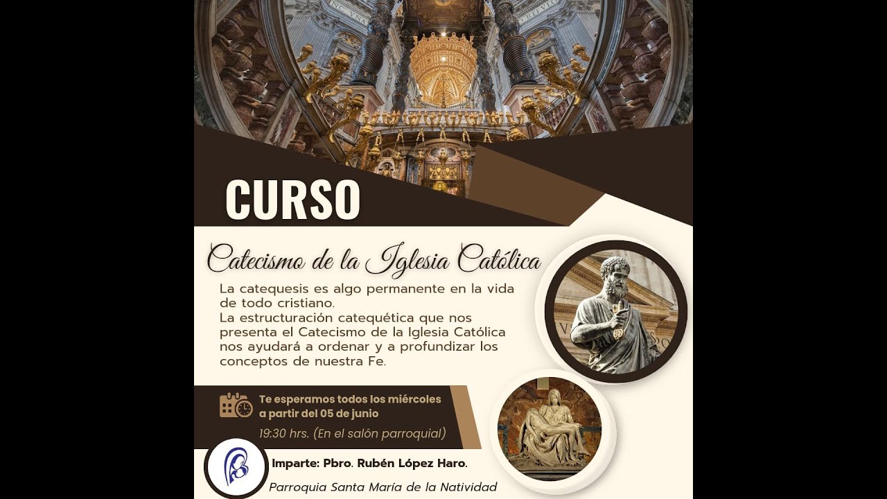 Curso: (4) Catecismo de la Iglesia Católica - 03/07/2024 - YouTube