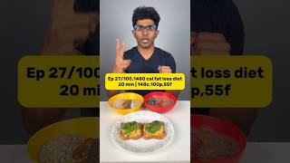 Ep 27/100,20min,1480 cal fat loss diet #fatlossdiet #fulldayofeating #dietplan #mealplan #easymeals