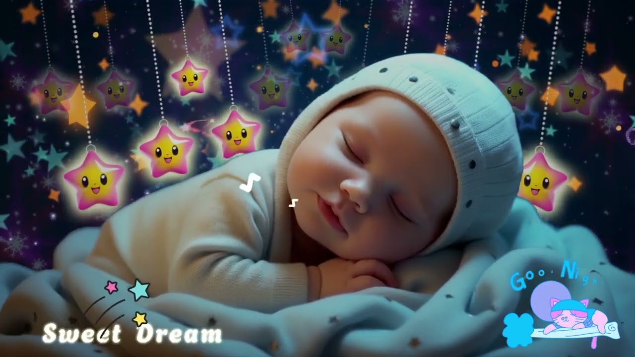 Mozart Brahms Lullaby 🎶 Deep Baby Sleep 🌛 Sleep Instantly 😴 Overcome Insomnia ✨ Calm Music