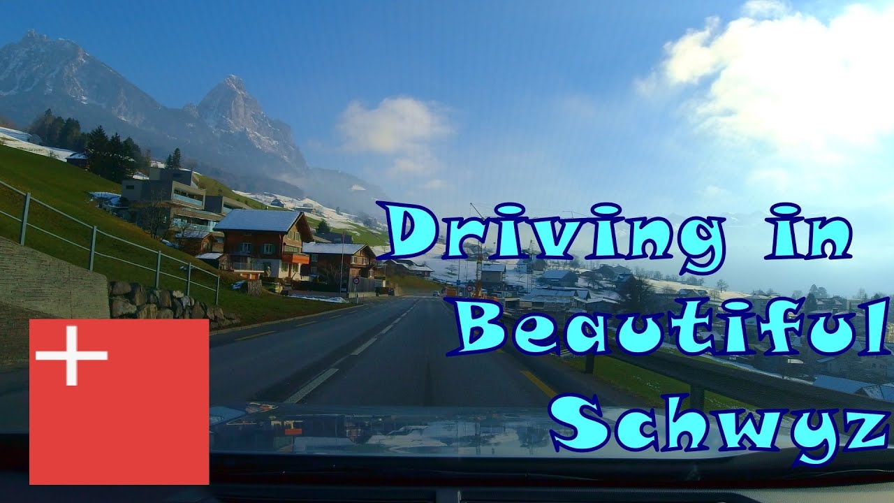 SCENIC Winter Road Trip in Beautiful Schwyz Canton | Switzerland