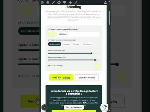 Miniature de la vidéo : Générateur de branding & design system