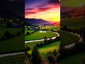 वादियों का सुनहरा सफर | Beautiful Golden Path View #NatureMusic #Relaxing