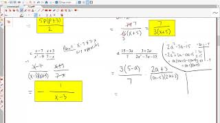 7 2 Multiplying Rational Expressions Objective 1