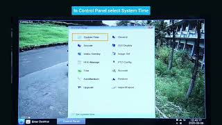 How to set date and time on the Godrej SeeThru CCTV camera? screenshot 1
