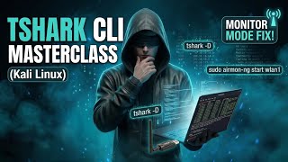 Stop Using GUI! 🛑 Master Tshark Packet Sniffing in 8 Minutes 🏴‍☠️⚡ | In Hindi 