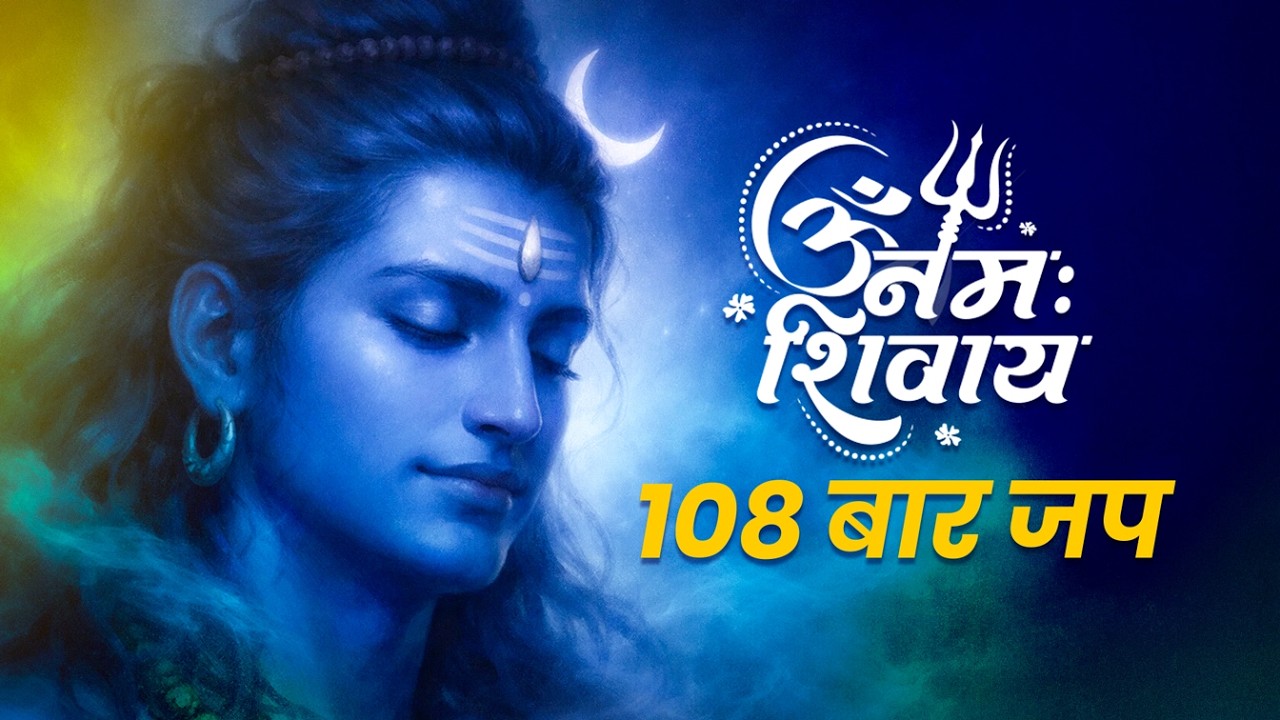 Om Namah Shivaya 108 Times | Powerful Shiva Mantra for Peace & Healing |108 बार ॐ नमः शिवाय जाप