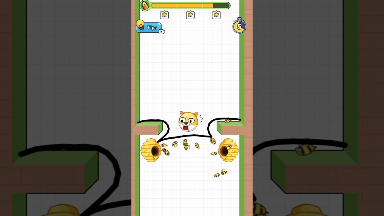 Save the doge from honey bees 😂. Funny gameplay😂. 