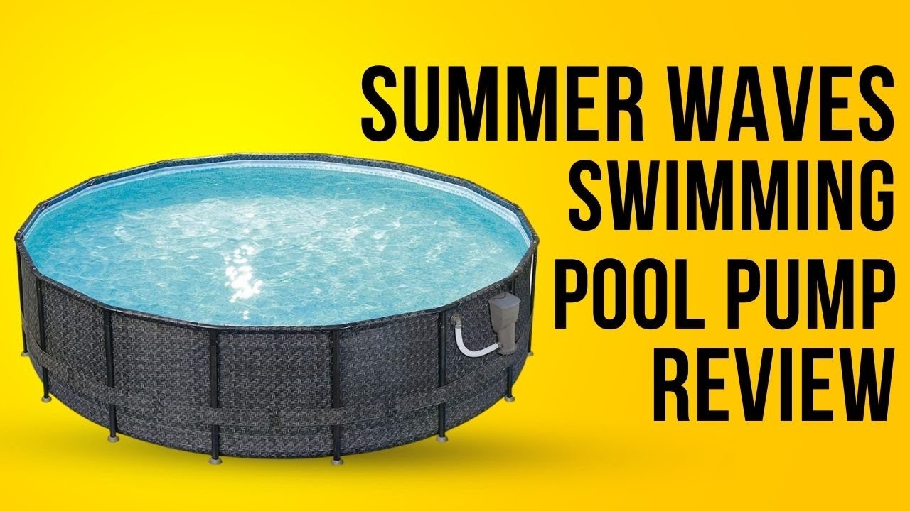 Summer Waves Above Ground Frame Swimming Pool Pump P4A01648B Review