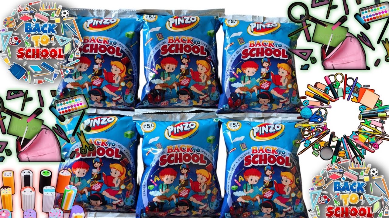 School stastinary snacks unboxing | snacks unboxing | free gift inside |