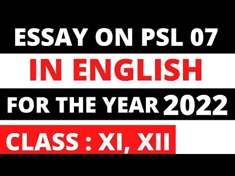 psl 6 essay in english