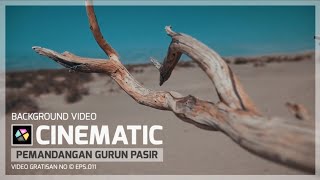 MENTAHAN VIDEO PADANG PASIR | Cinematic Pemandangan Gurun