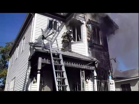 Stockton FD- House fire and initial attack