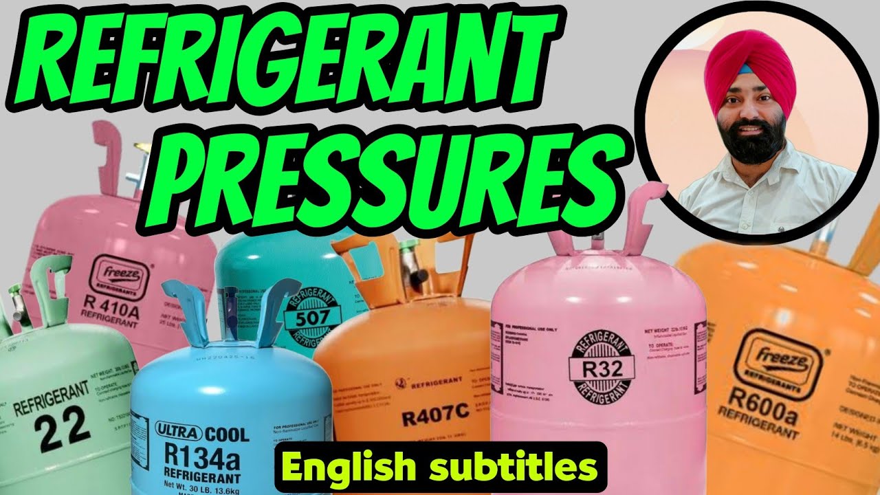 All Refrigerant Pressures in Hindi Refrigerant Gas Pressure chart Refrigerant Pressure